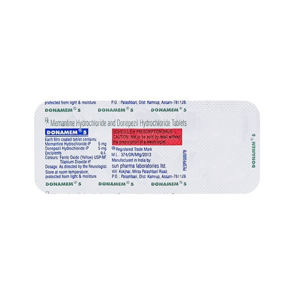 DONAMEM 5MG TAB