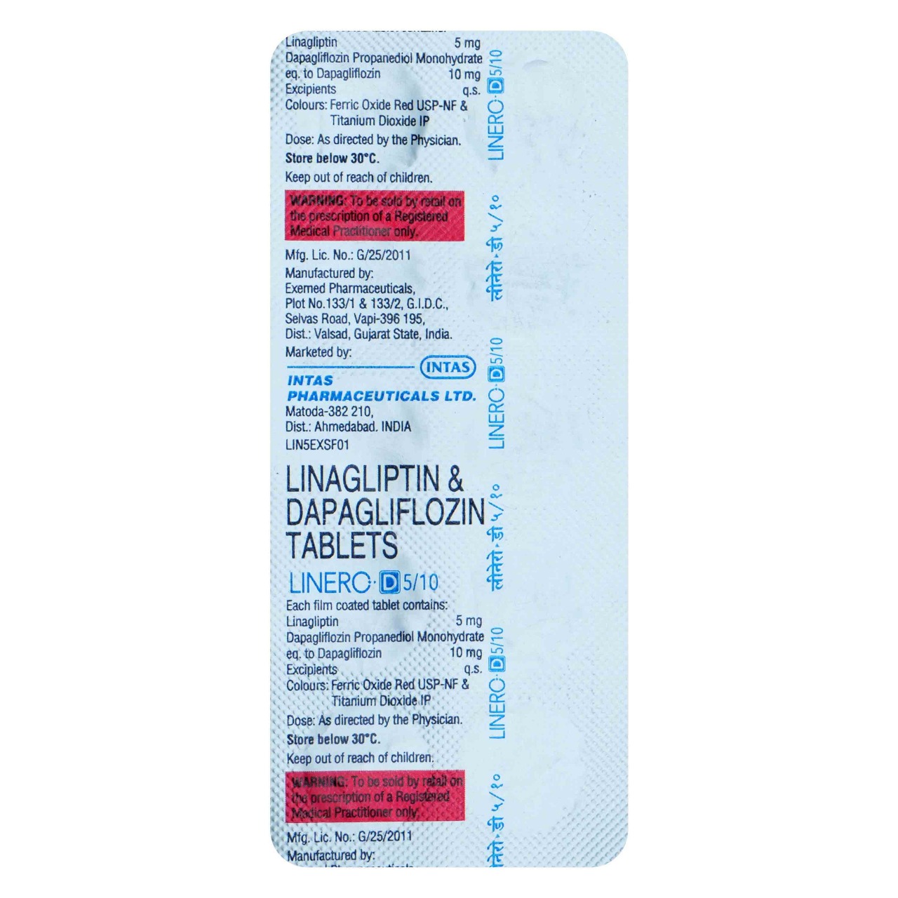LINERO D 10/5MG