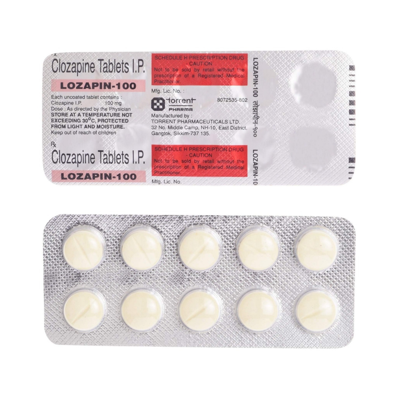 LOZAPIN 100 TAB 