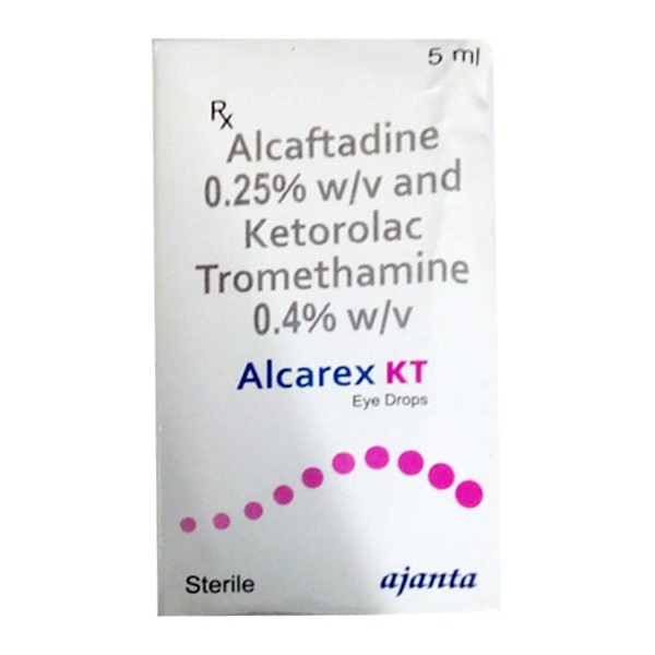 ALCAREX KT EYE DROPS 5ML 