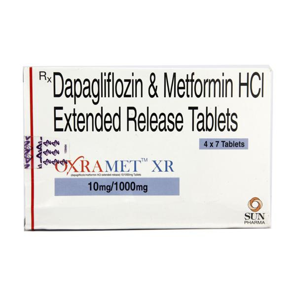OXRAMET XR 10/1000MG 7 S