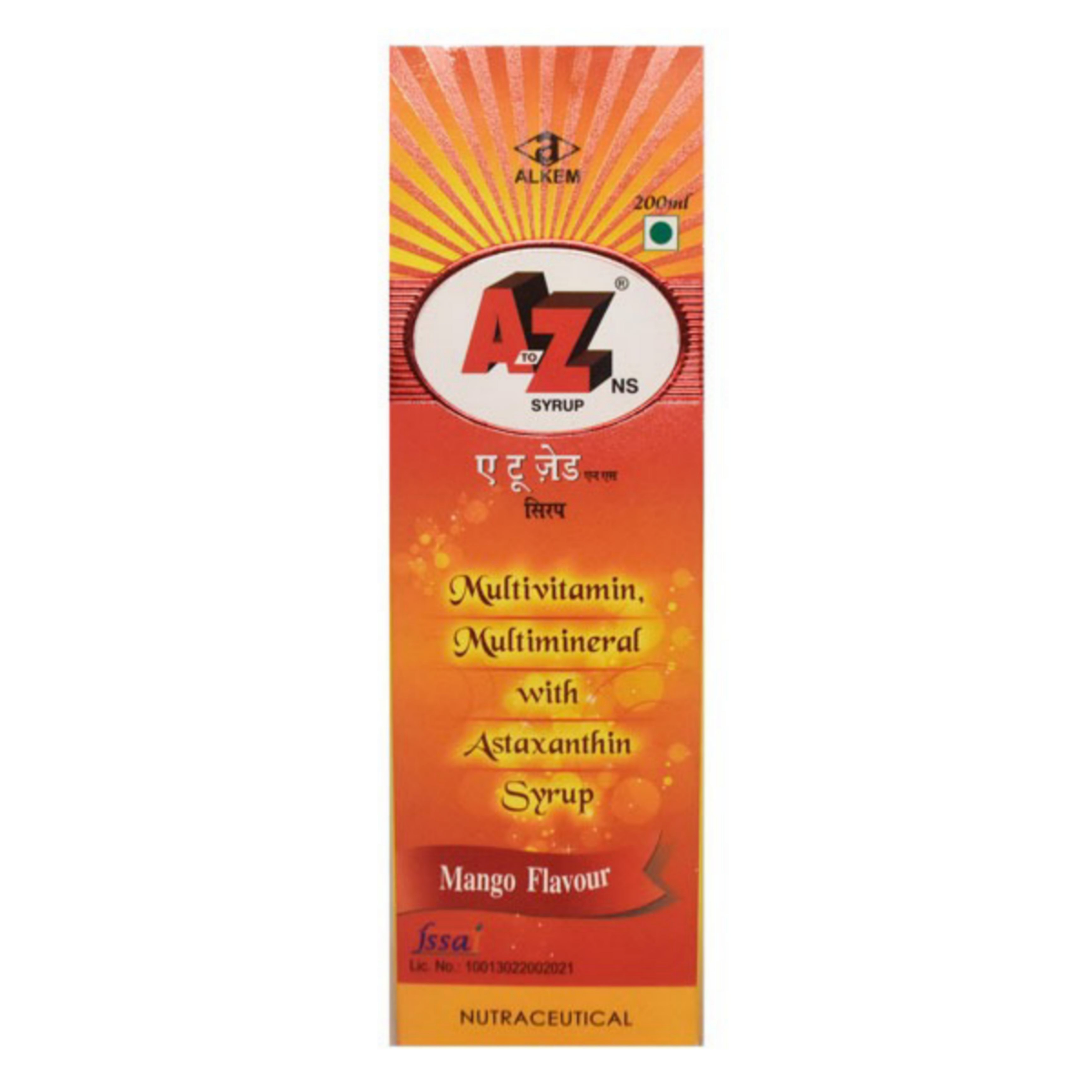 A TO Z NS 200ML SYRUP 