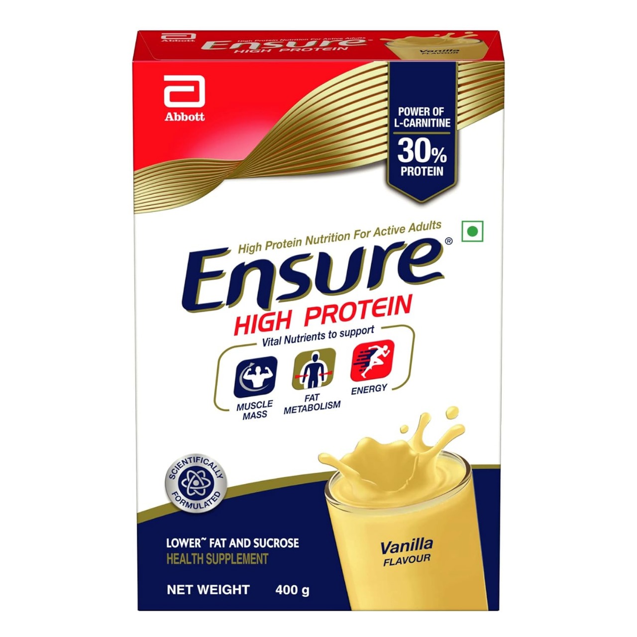 ENSURE HIGH PROTEIN VANILLA 400G
